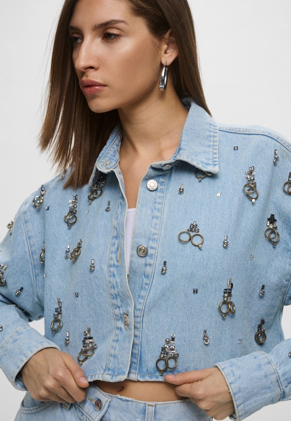 MSGM Рубашка джинсовая - фото 5