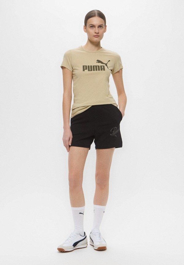 PUMA Шорты спортивные - ESS SCRIPT High-Waist Shorts 5" - фото 2