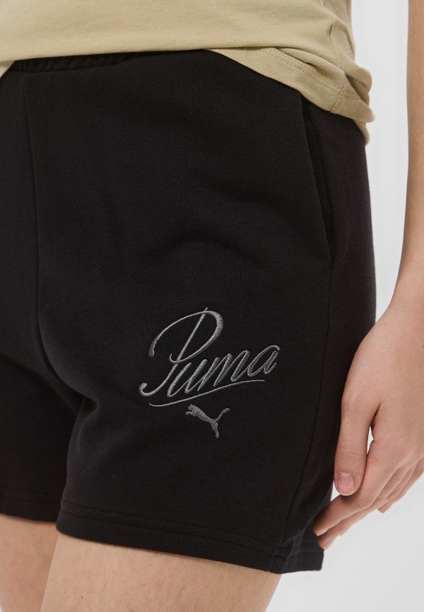 PUMA Шорты спортивные - ESS SCRIPT High-Waist Shorts 5" - фото 5