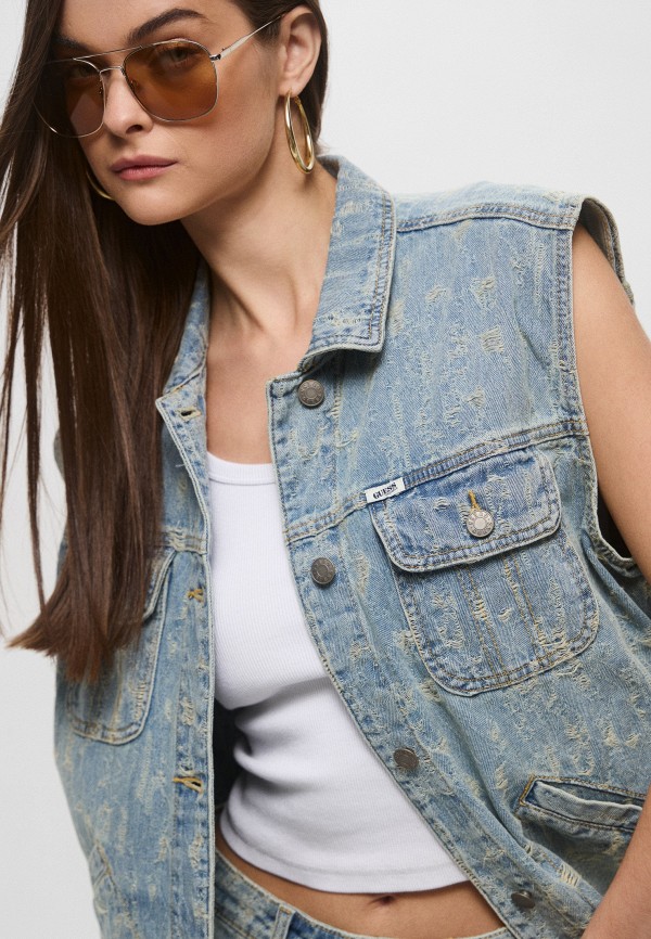 Guess Жилет джинсовый - фото 5
