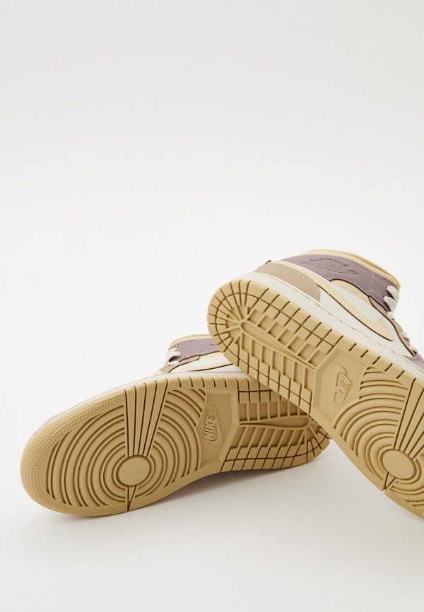 Jordan Кеды - AIR JORDAN 1 MID LT OREWOOD BRN/TEAM GOLD-KHAKI - фото 5