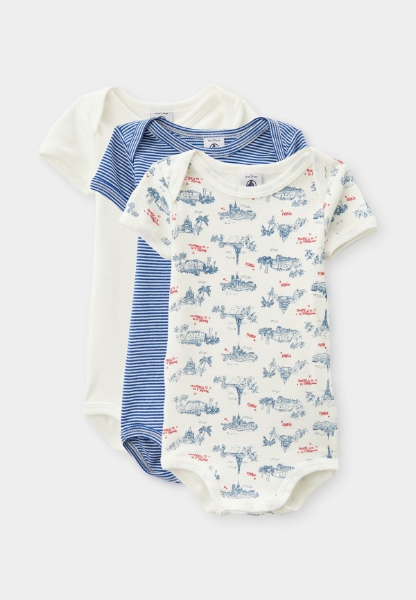 Petit Bateau Боди 3 шт. - фото 1