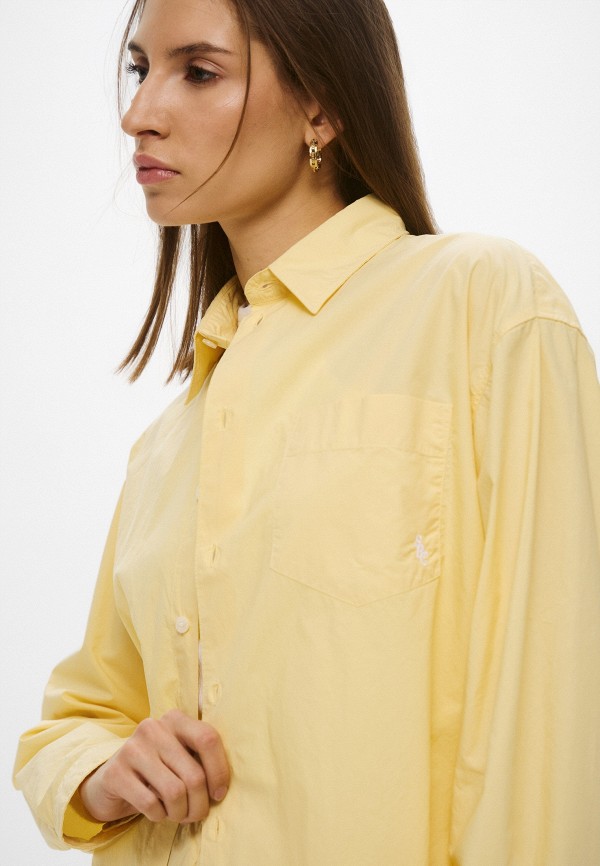 Sporty & Rich Рубашка - SRC EMBROIDERED OVERSIZED SHIRT - фото 5