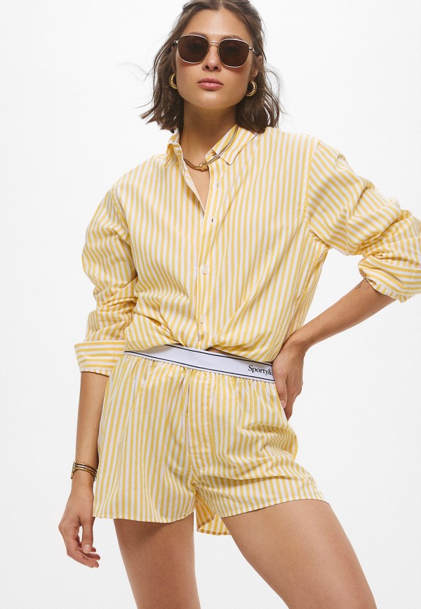 Sporty & Rich Рубашка - SRC EMBROIDERED CLASSIC SHIRT - фото 6