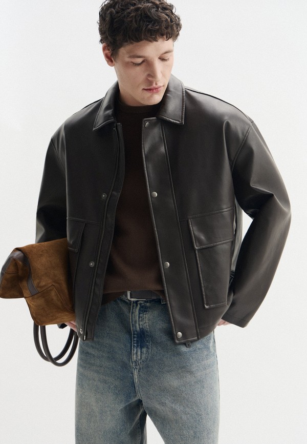 Mademan Куртка кожаная - фото 1