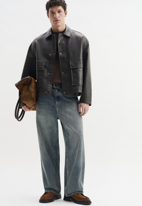 Mademan Куртка кожаная - фото 2