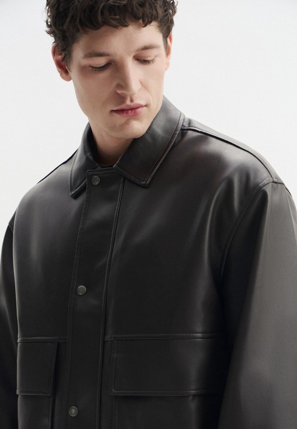 Mademan Куртка кожаная - фото 4