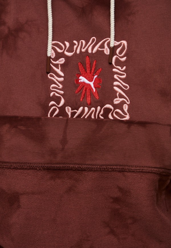 PUMA Худи - WARDROBE ESS FLORAL PACK Relaxed Washed Graphic Hoodie TR - фото 6