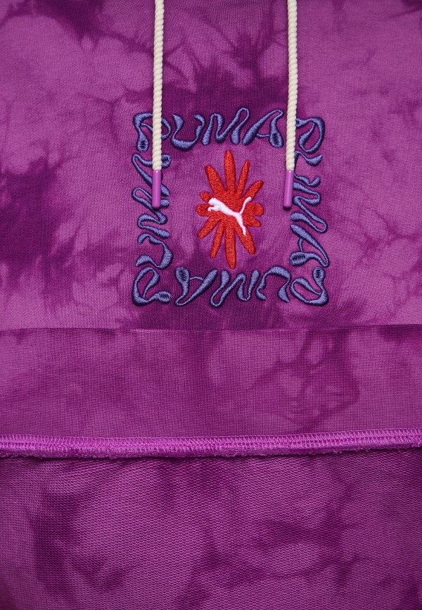 PUMA Худи - WARDROBE ESS FLORAL PACK Relaxed Washed Graphic Hoodie TR - фото 6