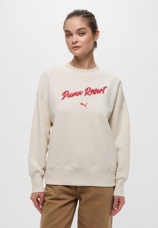 PUMA Свитшот - PREMIUM ESS Oversized Graphic Crew - фото 1
