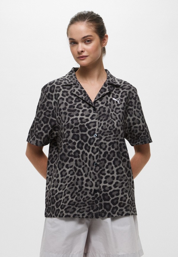 PUMA Рубашка - LEO LUXE Relaxed AOP Shirt WV - фото 1