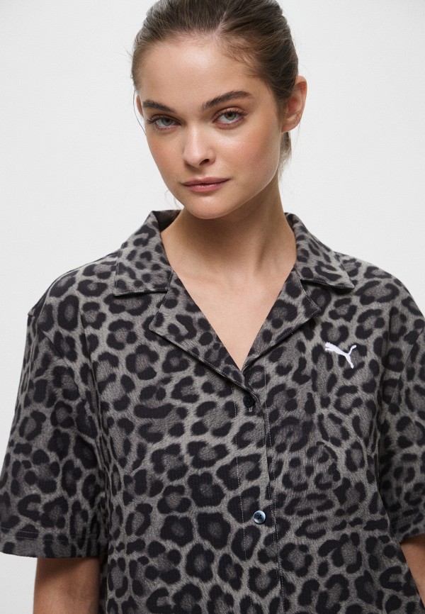 PUMA Рубашка - LEO LUXE Relaxed AOP Shirt WV - фото 4