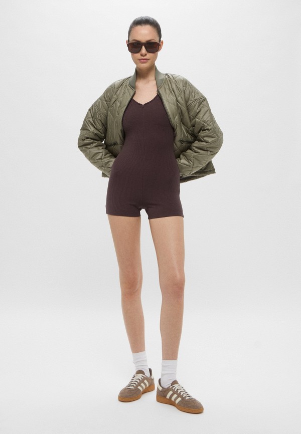 Alo Yoga Комбинезон - Keep It Sleek Ribbed Onesie - фото 2