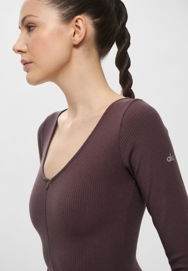 Alo Yoga Комбинезон - Keep It Sleek Ribbed Onesie - фото 5