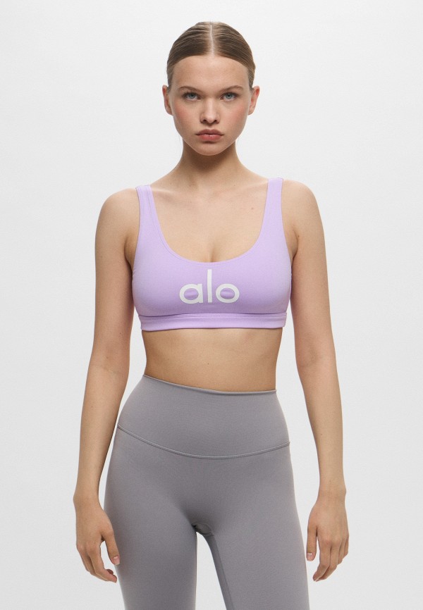 Alo Yoga Топ спортивный - Ambient Logo Bra - фото 1