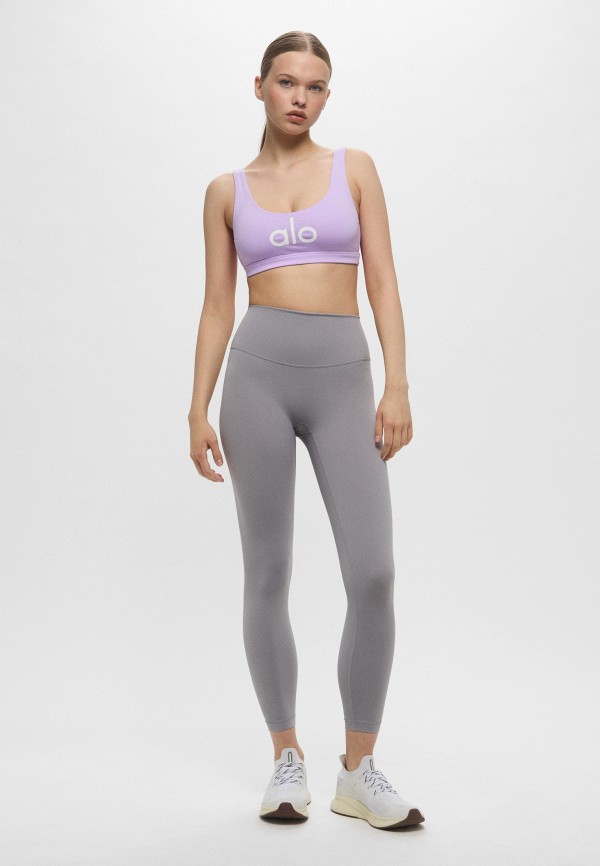 Alo Yoga Топ спортивный - Ambient Logo Bra - фото 2