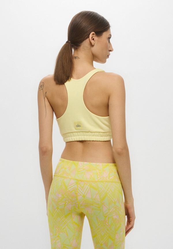 Alo Yoga Топ спортивный - Scoop Neck Sweatshirt Bra - фото 3