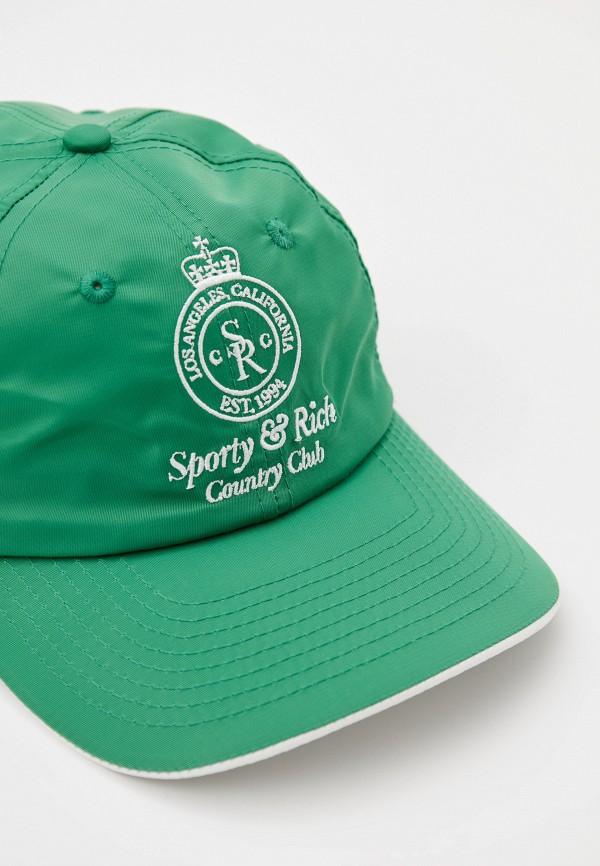 Sporty & Rich Бейсболка - CROWN LOGO NYLON CAP - фото 3