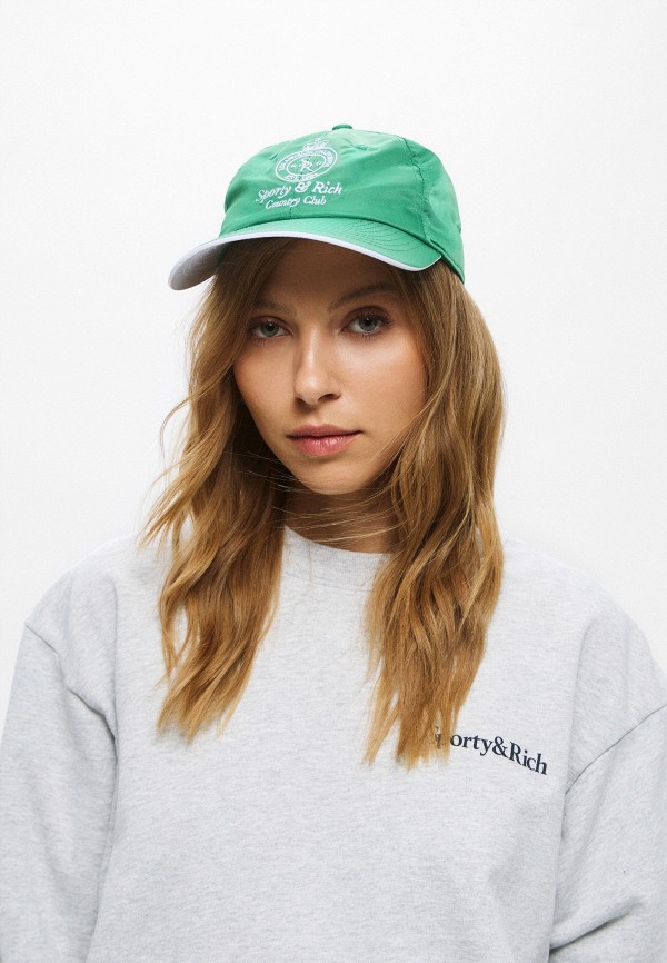 Sporty & Rich Бейсболка - CROWN LOGO NYLON CAP - фото 4