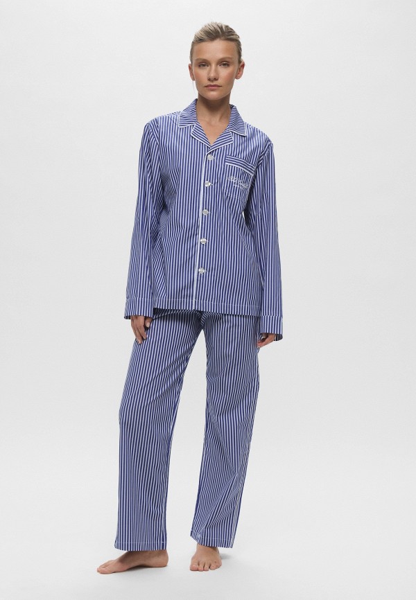 Sporty & Rich Рубашка домашняя - CARLYLE SCRIPT PYJAMA TOP - фото 2