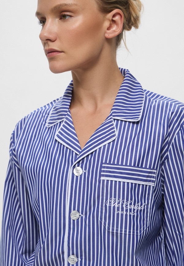 Sporty & Rich Рубашка домашняя - CARLYLE SCRIPT PYJAMA TOP - фото 5