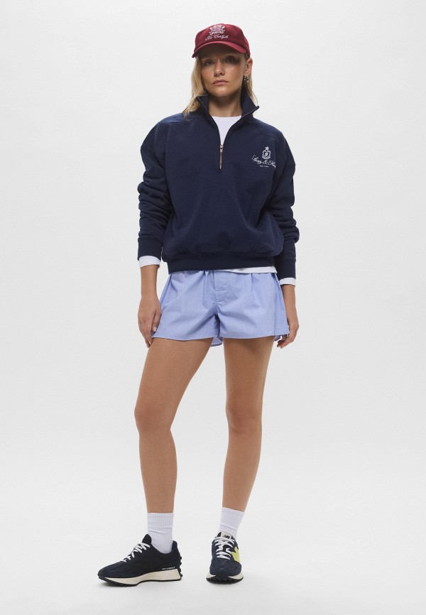 Sporty & Rich Олимпийка - VENDOME EMBROIDERED QUARTER ZIP - фото 2