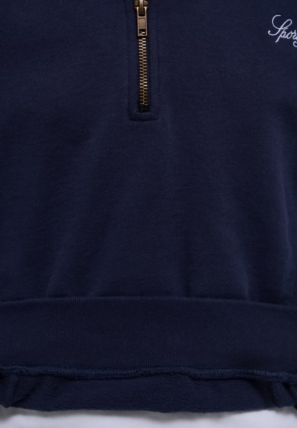 Sporty & Rich Олимпийка - VENDOME EMBROIDERED QUARTER ZIP - фото 6