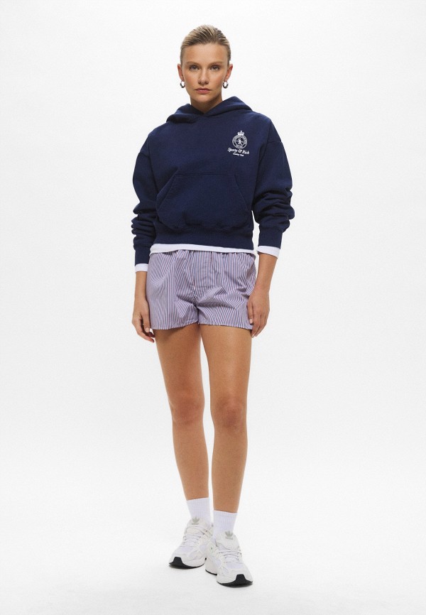 Sporty & Rich Шорты - SERIF LOGO BOXER SHORTS - фото 2