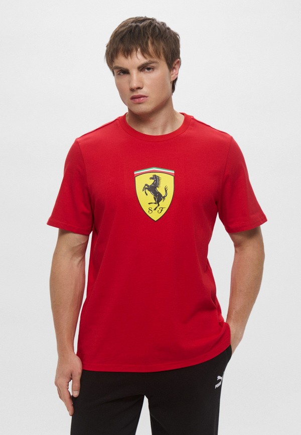 PUMA Футболка - Ferrari Race Colored Big Shield Tee - фото 1