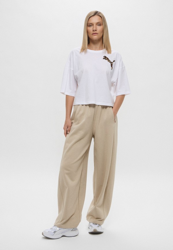 PUMA Футболка - LEO LUXE Oversized Short Tee - фото 2