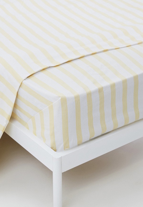 Lamoda Home Простыня 1,5-спальная - 150х220 см, Перкаль - фото 3