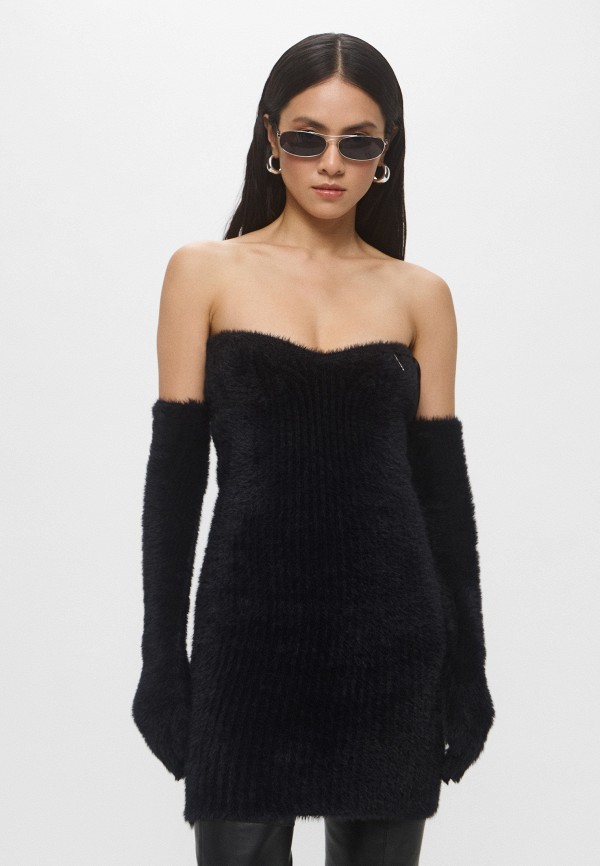 Off-White Платье и перчатки - фото 1