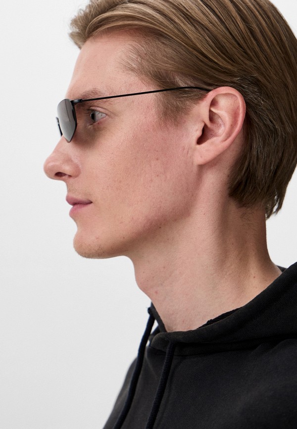 Balenciaga Очки солнцезащитные и цепочка - BB0412S 001 - фото 6