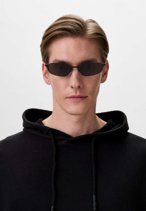 Balenciaga Очки солнцезащитные и цепочка - BB0412S 001 - фото 5