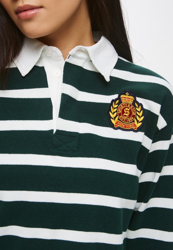 Sporty & Rich Поло - NY CREST RUGBY POLO - фото 5
