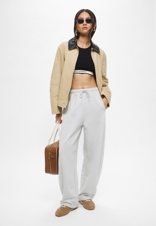 Sporty & Rich Топ - SERIF LOGO CABLEKNIT TANK - фото 2