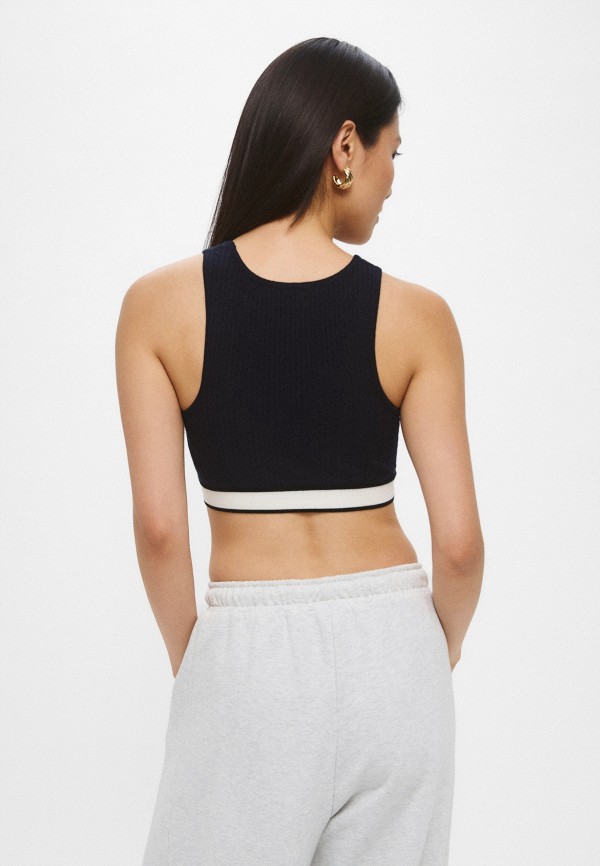 Sporty & Rich Топ - SERIF LOGO CABLEKNIT TANK - фото 3