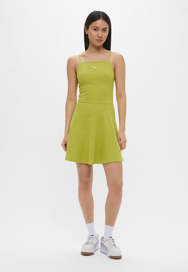PUMA Сарафан - WARDROBE ESS Ribbed Flared Short Dress - фото 1