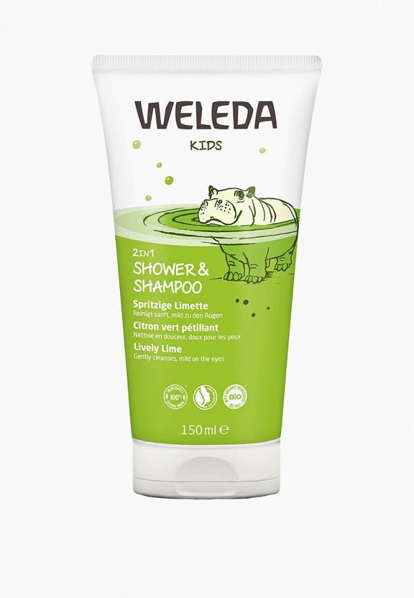 Weleda Гель для душа 2 в 1 - для тела и волос, с ароматом лайма - фото 1