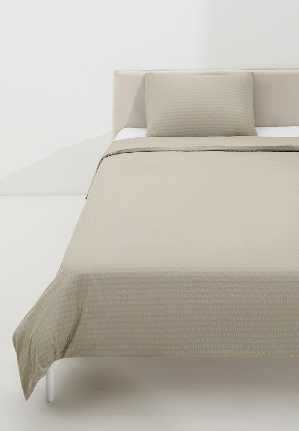 Lamoda Home Постельное белье 1,5-спальное - без простыни, Сирсакер - фото 2