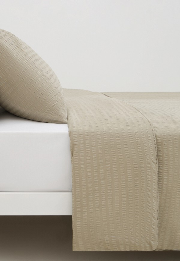 Lamoda Home Постельное белье 1,5-спальное - без простыни, Сирсакер - фото 4