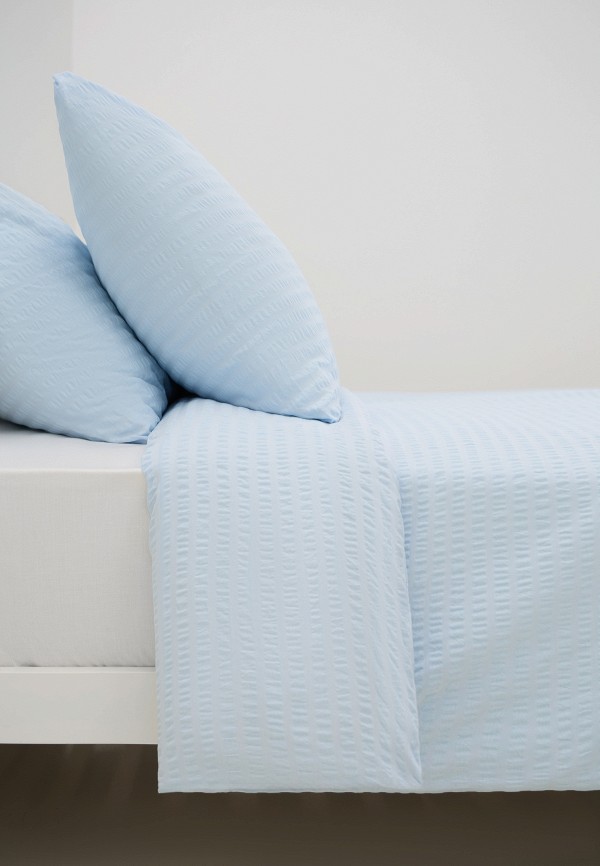 Lamoda Home Постельное белье Евро - без простыни, Сирсакер - фото 4