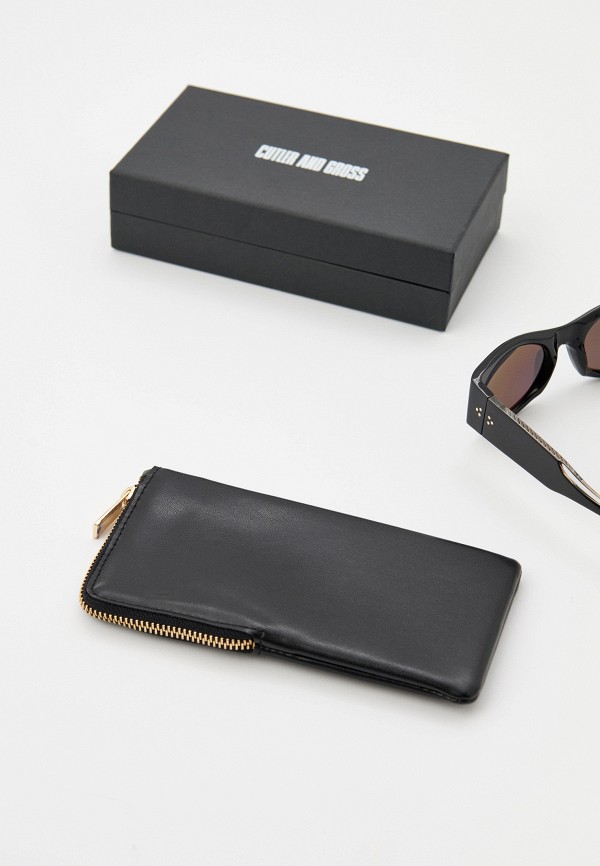 Cutler and Gross Очки солнцезащитные - CGSN-9276-57-01 BLACK - фото 4
