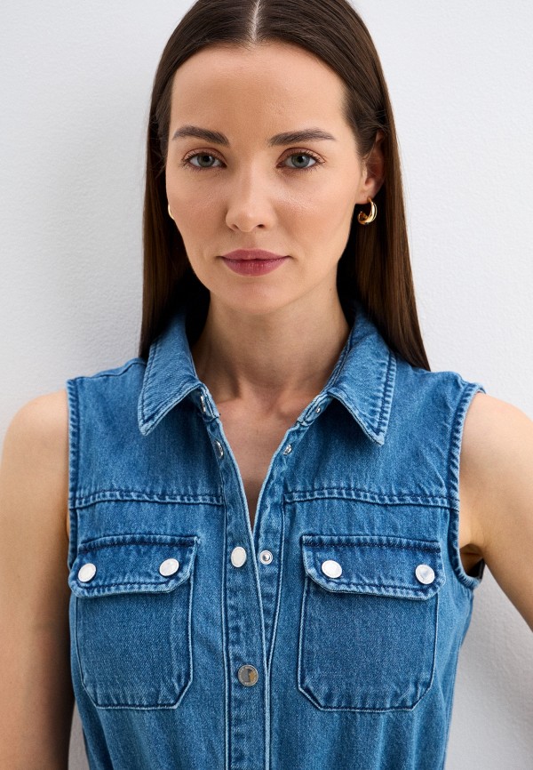 Morgan Платье джинсовое - фото 4