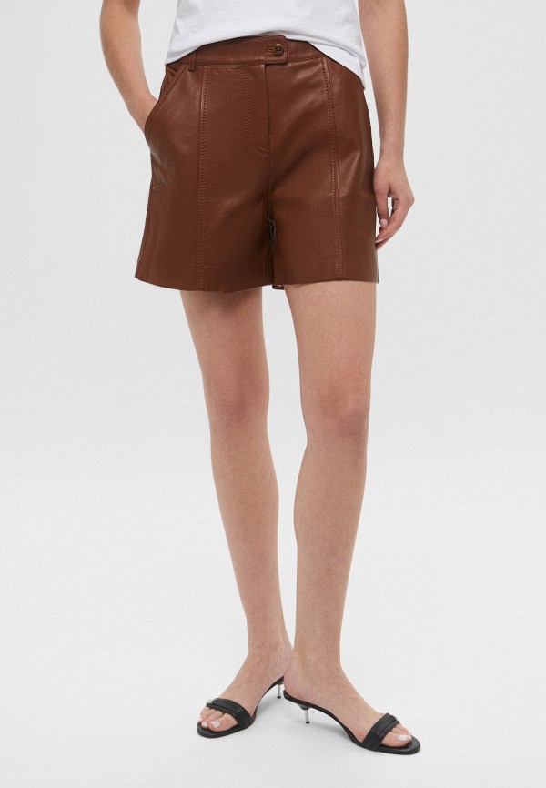 Trussardi Шорты кожаные - фото 1
