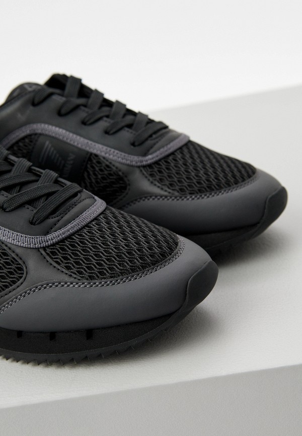 EA7 Кроссовки - Black & White Laces - фото 2