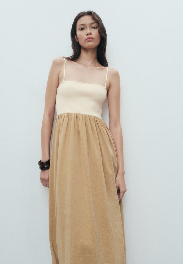 Mango Платье - ALMOND - фото 2