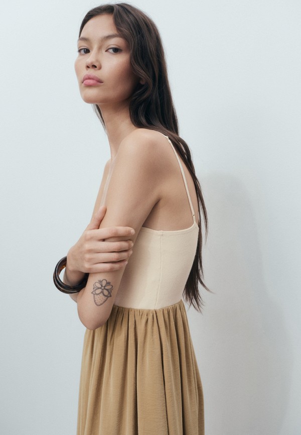 Mango Платье - ALMOND - фото 4