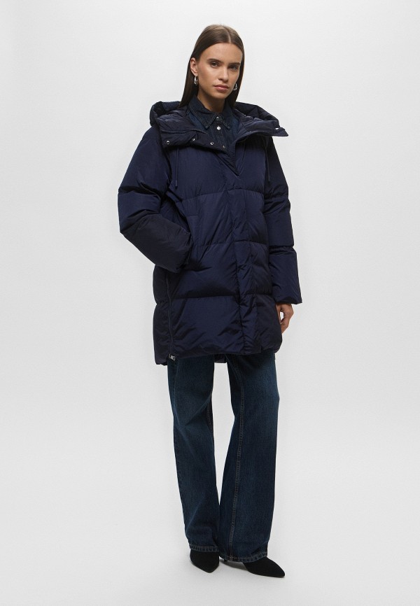 まいぷうページ. Пуховик Weekend Max Mara NEWBEMBO, цвет: синий, RTLAEM265001