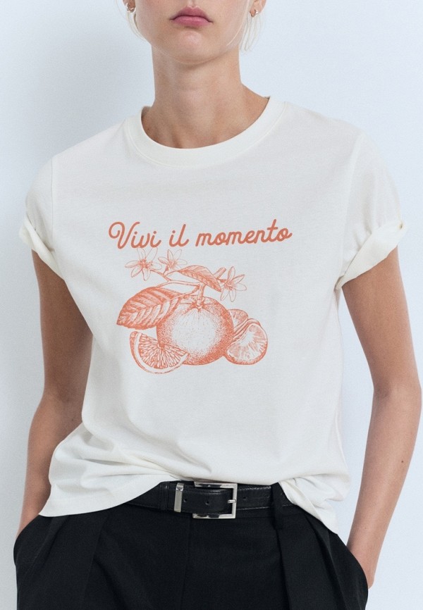 Mango Футболка - FRUIT - фото 5